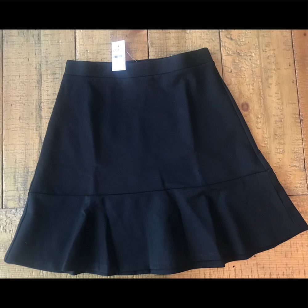 LOFT Ponte Flippy Skirt